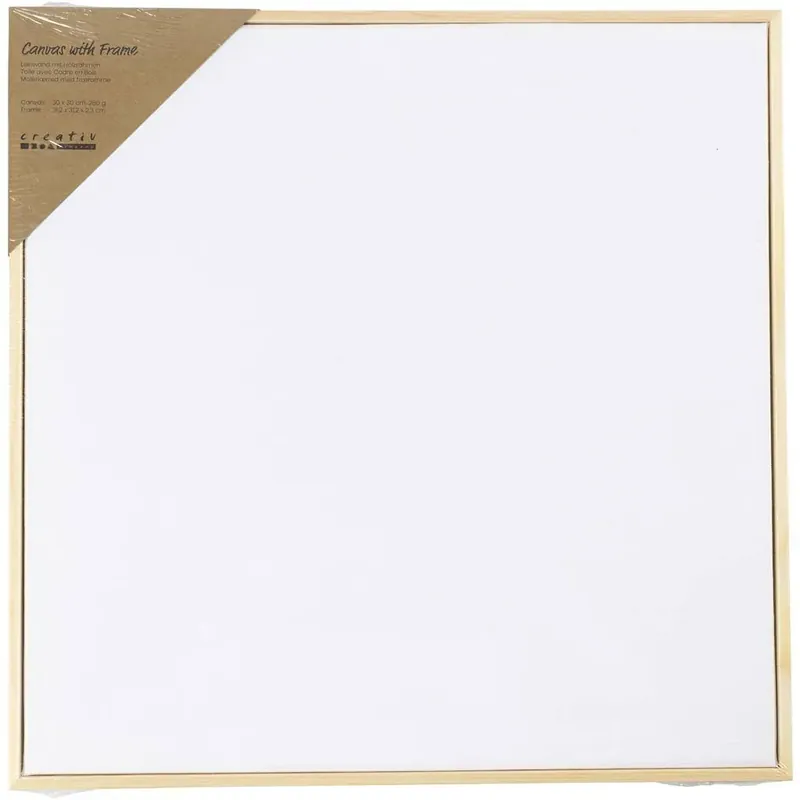 Målarduk med träram – 30 x 30 cm Köp nu