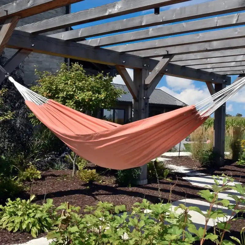Trygg betalning Hängmatta Outdoor, dubbel – Coral