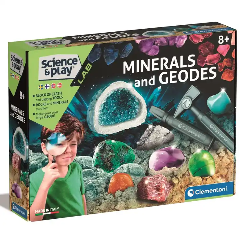 Vetenskapskit - Mineraler & geoder Begränsad tid