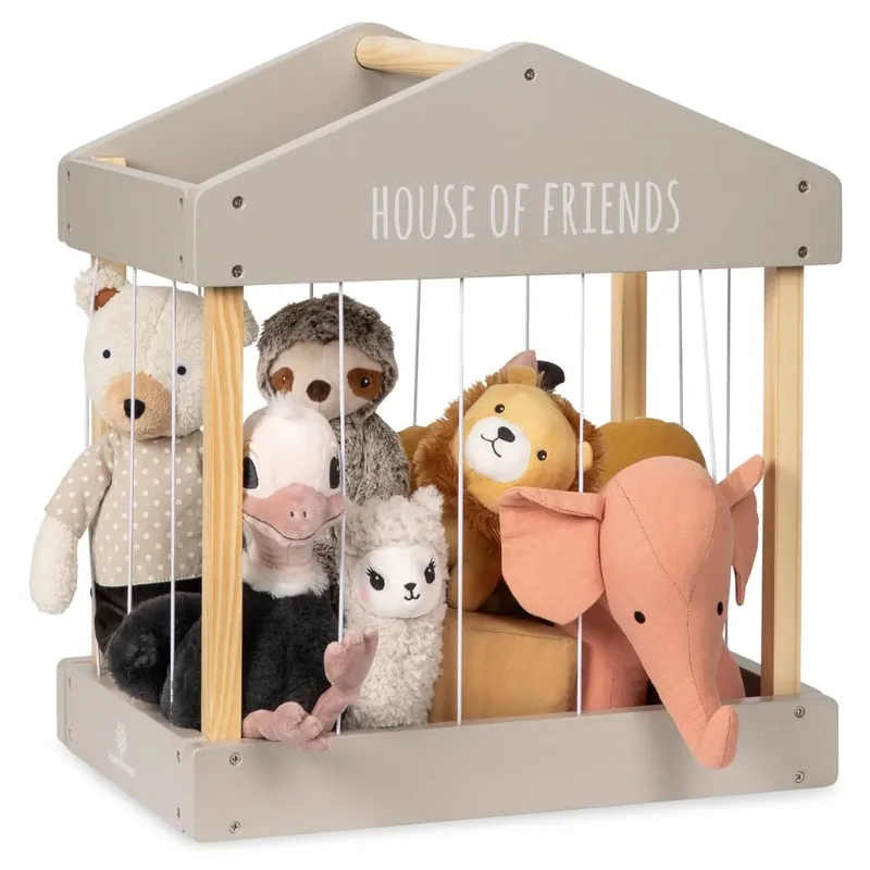 Snabb leverans Gosedjursbo - House of Friends (grå)