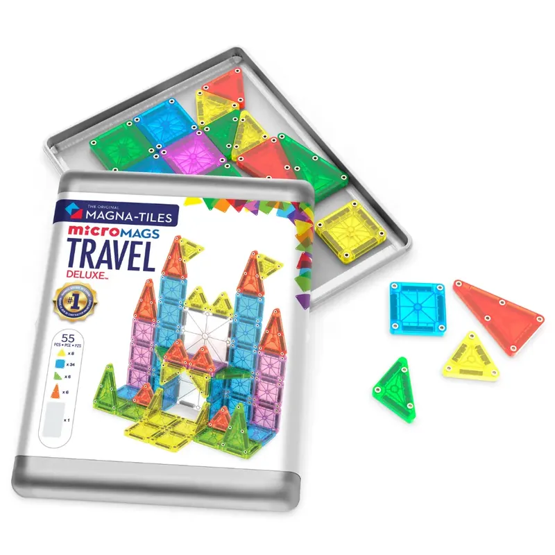 Begränsat antal Magna-Tiles microMAGS deluxe resepaket, 55 st.