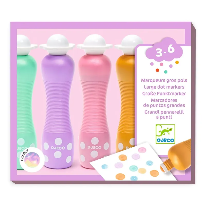 Begränsat antal Dot Markers – Pärlemor, 4 st.