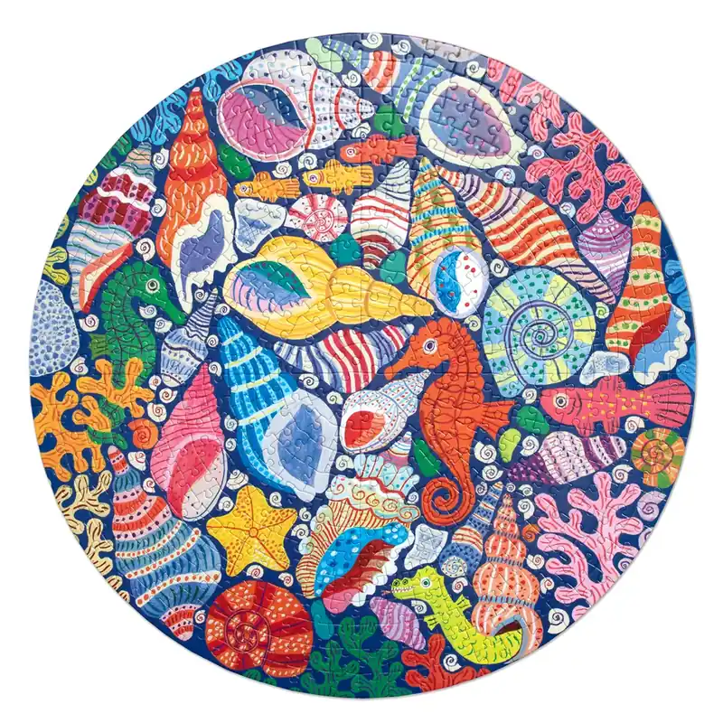 Pussel med 500 bitar – Seahorses, Shells & Coral Nyhet