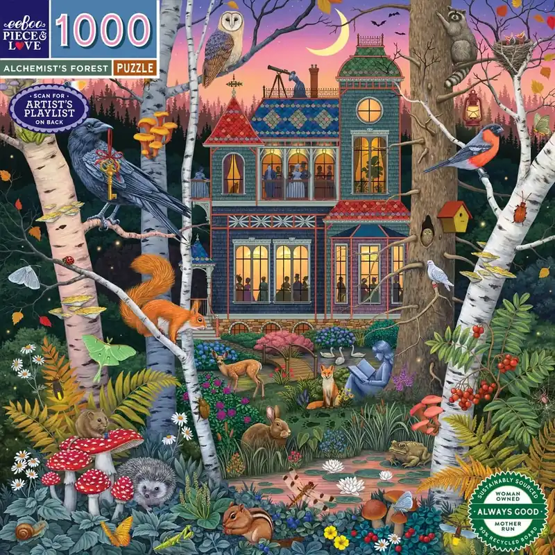 Pussel med 1.000 bitar - Alchemist‘s Forest Lågt pris